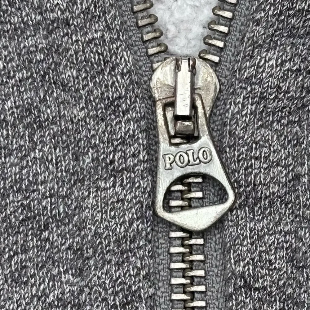 Polo Ralph Lauren Fleece Full-Zip Hoodie Men’s Size L Ash Grey Heather